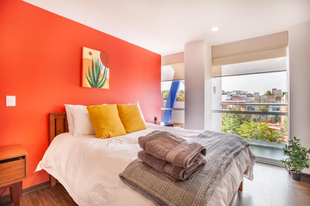 Moderno Mexicano 3Br/2Ba 200Mbps Mexico City Exteriör bild